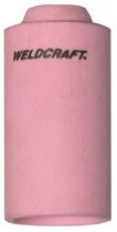 13N08 MM ; for USE with 20; 20P; 25; 9P; 9V; Torch WP-9 ; UNSPSC Code 23271700 MOQ=1, MM; 6.0 in, PKG Qty=1, TIG Torch NOZZLES; Nozzle Size #4 ; Orifice Size 1/4 INCH Orifice