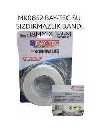 BAY-tec Banyo Küvet Mutfak Lavabo Beyaz Su Sızdırmaz Bant Su Geçirmez Bant 3,2 metre (38mm*3,2 metre)