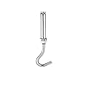 Aazon.co: Keadic 6Pcs 12 Expansion Hook,304 Stainless Steel Concrete