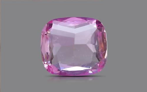 Zafiro rosa gulabi pukhraj natural de 10,25 quilates cojín sin tratar 4