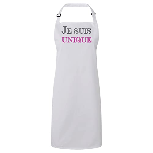 Tablier cuisine rose anti-taches réglable | Fini les vêtements salis pendant la cuisson
