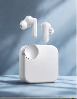 Image of Clear Cut Fast Charging Support 61 Hours Total Battery Wireless Bluetooth 5.4 Earbuds and Dual Device Switching(White)