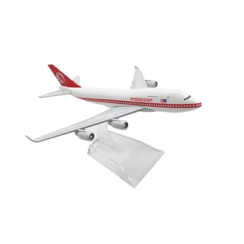 Avión 747 B747 escala 1:400 réplica con base de aleación para exhibición 5