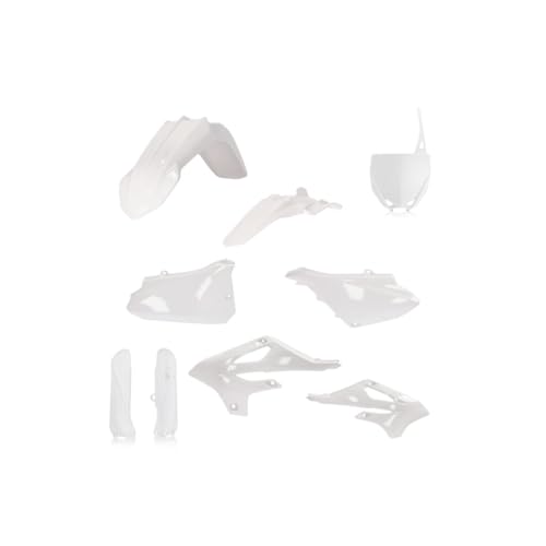 Kit plastique Acerbis YZ85 22 blanc haute résistance aux chocs extrêmes