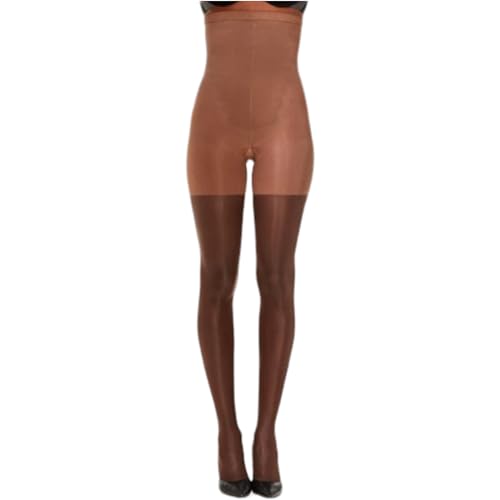 Image of SPANXshape High-Waisted Mid-Thigh Sheers - Comfortable Tummy Control Shapewear - Sheer Pantyhose - No Visible Panty Lines