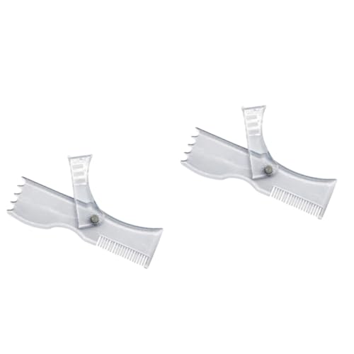 Peigne à moustache anti-nœuds pour discipliner les poils rebelles sans irriter la peau