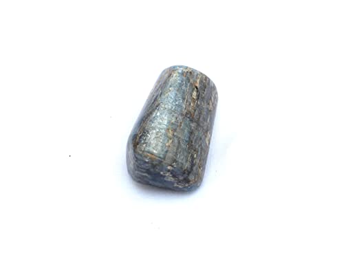 Jet New Authentic Blue Kyanite Tumbled Stone (ONE Piece) Attractive Genuine Approx 20-30 Grams Energized Stones (Blue Kyanite)