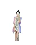 Brothel ancient costume imperial concubine Hanfu female exotic dancer Western style ancient style large size sexy underwear court style belly Purple