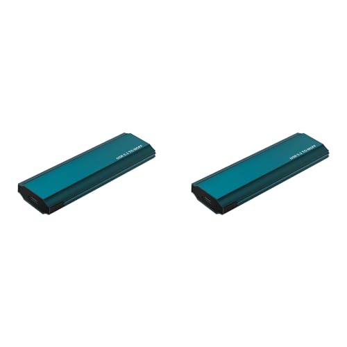 Hlsicnalm(�w���V���L) 2X M.2 NGFF SSD HDD �G���N���[�W�� 10Gbps USB3.1 - �^�C�v C �O�t���n�[�h�h���C�u�P�[�X �T�|�[�g 2230 2242 2260 2280