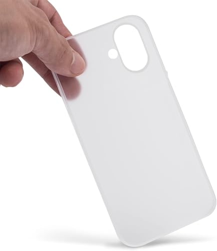 Image of ExpressB for iPhone 16 Case Back Cover | Zero Drop Protection | Perfect for Minimalists | Ultra Thin Anti Scratch Matte Finish Case for iPhone 16 (White)