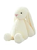 Plush Toy Cartoon Rabbit Fluffy Toy Simulation Doll Stuffed Toys for Kids Girlfriend Wife (White...