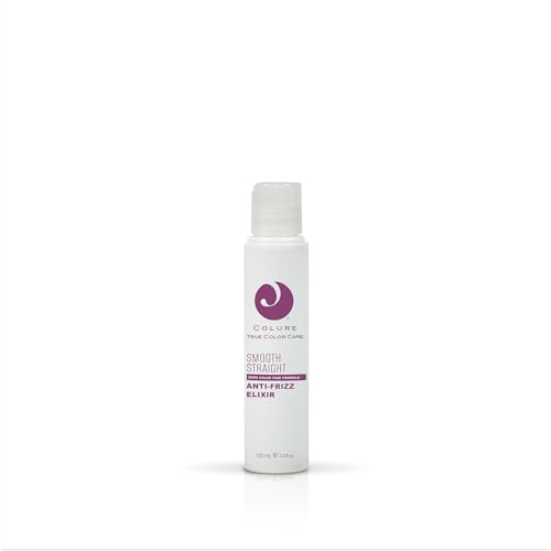 COLURE Smooth Straight Elixir 3.4 oz - Ultra Smoothing Anti Frizz Styling Cream with Heat Protection and Humidity Control