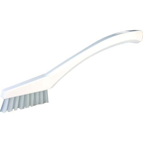 Image of 1 /2 in W Detail Brush, Stiff, 5 1 /2 in L Handle, 2 in L Brush, White, Plastic, 8 in L Overall - 1 Each