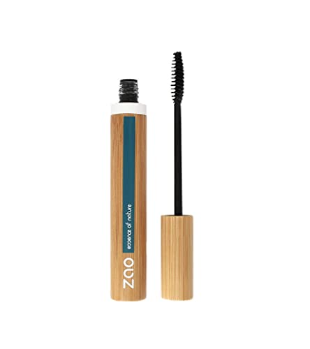Zao Mascara Volumen y gainage 085 Ebène recargable Cover