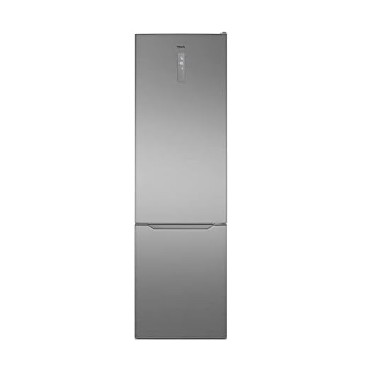 Teka | Frigorífico Combi No Frost Total de 201cm | 2 Puertas y Display Electrónico | NFL 450 S | Eficiencia Energética D | Acero Inoxidable | 201 x 59.5 x 63.5 cm