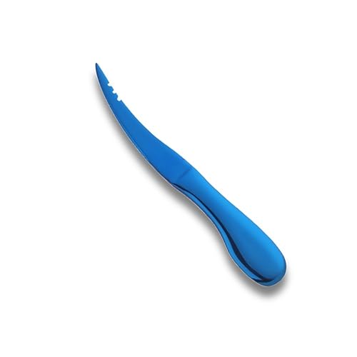 ADORAMBLING Shrimp Deveiner Tool Shrimp Peeler and Deveiner Tool Stainless Steel Shrimp Cleaner Seamless Shrimp Peeler Shrimp Deveining Tool Knife for Easy Shrimp Deveining (Blue)