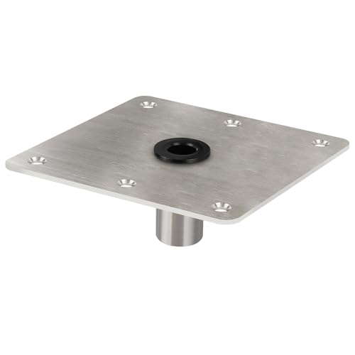 CLLOMAGY Boat Seat Base Mount Boat Seat Pedestal Base Mount Plate for 3/4