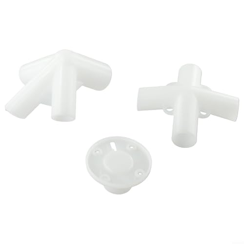 9 Piece Gazebo Spare Parts Set, Corner Connectors, Center Connector and Feet for 3x3m Garden Gazebo Awning Tent Replacement Accessories, Plastic Connector Kit - Image 5