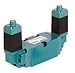 Numatics 554BB700M000061 Mark 55 Double Solenoid Valve Unit 3 Pos/4 Way 24 VDC 1/2 NPTF w/Plug-in/Light/Flush Non-Lkg OR