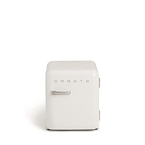 IKOHS Retro Fridge – Kleur Edition (wit – 50 cm)