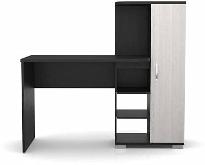 Image of DHANANJAY Furniture Columbus Engineered Wood Study Table (Free Standing, Finish Color - Wenge, Knock Down)