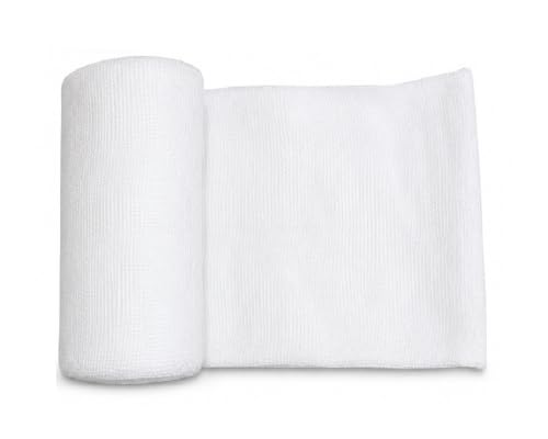 Image of Non-Sterile Gamjee Roll for Dressing & Wound Care, 15cm x 3mtr (Pack of 3) - Absorbent Surgical Cotton Pad, Medical Grade Material for First Aid, Hospital & Clinical Use