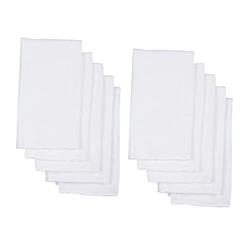 OFFSCH 10 piezas Insertos de Pañal de Algodón Reutilizables para Niña Toallitas para Biberón Absorbentes y Transpirables para Recién Nacidos Suaves y Lavables