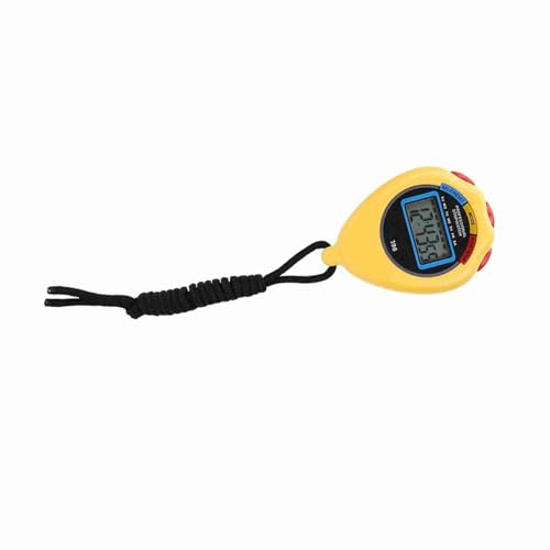 Cronómetro deportivo profesional electrónico amarillo miniatura 5