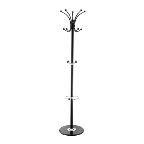 VEVOR Freestanding Coat Rack, Metal Coats Rack Stand with Umbrella Holder, Stable Marble Base & 14 Hooks, Hall Coat Tree for Entryway, Bedroom, Living Room, Stylish Coats Hanger for Hats, Scarves, Bag - Cosy Home Interiors VEVOR Freestanding Coat Rack, Metal Coats Rack Stand with Umbrella Holder, Stable Marble Base & 14 Hooks, Hall Coat Tree for Entryway, Bedroom, Living Room, Stylish Coats Hanger for Hats, Scarves, Bag - Image 9
