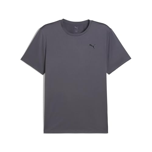 PUMA Herren TAD Essentials Einfarbiges T-Shirt mit Cat Logo M, Galactic Gray – Ansicht 1