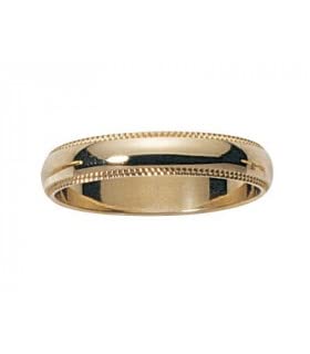 Alliance Mariage 4 mm Or 9 Carats Finition Anti Rayures Bague Confort Taille 56