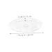 Milisten 2pcs Bird Cage Tray Reusable Transparent Potty Tray for Small Birds Parakeets and Parrots Durable Bottom Litter Holder for Easy Cleaning and Maintenance Gentle Feet
