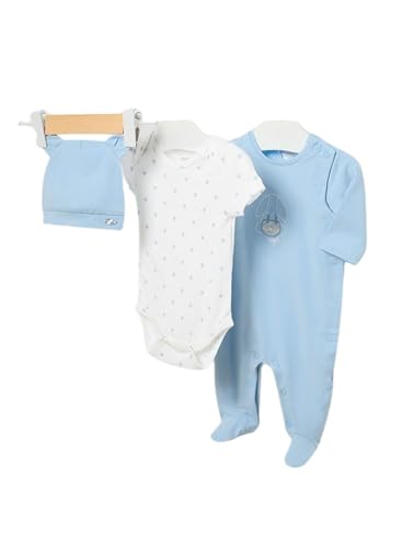 Body barboteuse bébé garçon bleu ciel Mayoral vêtement naissance en coton