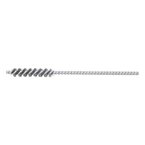 Image of Brush Research 83 Series Tube Brush-Cut For Power, .312 inch Brush Diameter, Hi-Temp Carbon Steel .006 inch Wire Fill, 1.5 inch Brush Length, 4.5 inch Overall Length, Made in USA (Pack of 12)