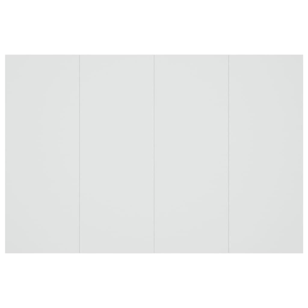 Cabecero blanco de madera 120 x 1,5 x 80 cm, cabecero estable para dormitorio, habitación de invitados y habitación juvenil, fácil de montar, accesorios de cama a juego para marco de cama y