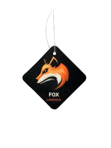 FOX Lavanda, Ambientador Colgante con Diseño de Zorro, FOX (12 UNIDADES)
