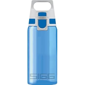SIGG – Trinkflasche Kinder – Viva One Blue – Für Kohlensäurehaltige Getränke Geeignet – Auslaufsicher – Spülmaschinenfest – BPA-frei – Sport – Blau – 0,5L