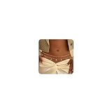 ZOERAY Chaine de Ventre Or pour Femme avec Pendentif Papillon Chaine de Taille Dorée 18K Réglable Couche Sexy Chaînes de Corps en Bikini Étanche Plage d'éTé Ceinture Bijoux de Corps pour Femmes Filles