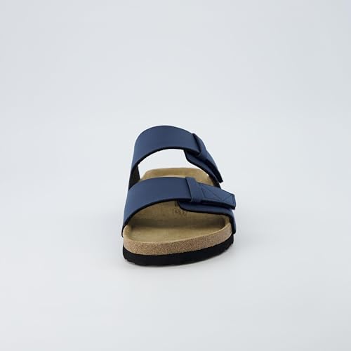 CUSHIONAIRE Men's Lynx Cork footbed Sandal with +Comfort3