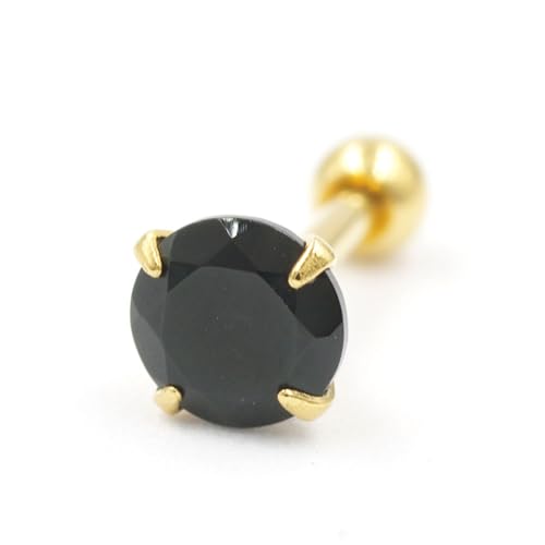 [SkyJade] 16G IjLX 5mm VR PVD S[h GOLD o[x T[WJXeX316L {fBsAX sAX 8 ubN 