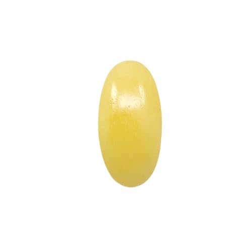 Agate jaune naturelle anti-fissure cabochon parfait pour réussir le sertissage de vos bijoux