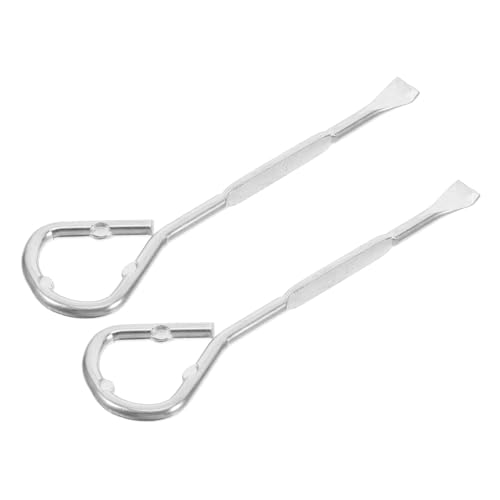 NIYANGLE 2 pièces Ouvre-boîte Métal Multifonction pour Peinture et Bouteilles Ouvre Pot Peinture Portable Inoxydable Outil pour Pots et Bouteilles Lot