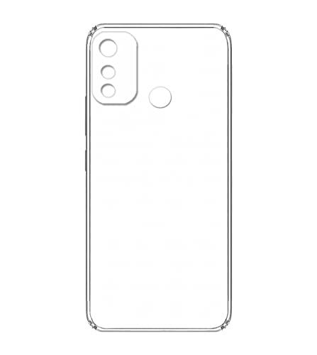 Image of Transparent Soft Silicone TPU Flexible Back Cover Compatible with Lava X3 and Screen Guard