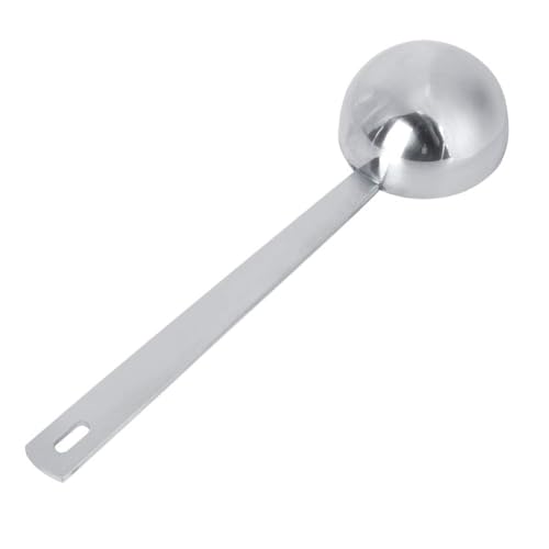 Cucchiai dosatori a manico lungo, cucchiai da caffè in acciaio inossidabile Cucchiaio a manico lungo per caffè, latte, frutta in polvere, cottura al forno(30ML)