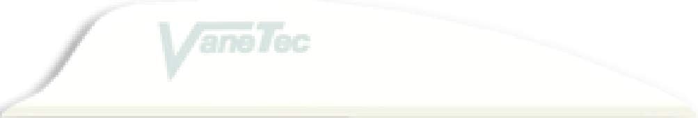 Vanetec 100 Pack Swift Vanes 1.87 White