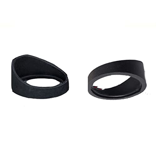 Microscope 2PCS Various Biological Stereo Microscope Telescope Use Eye Guards(A)