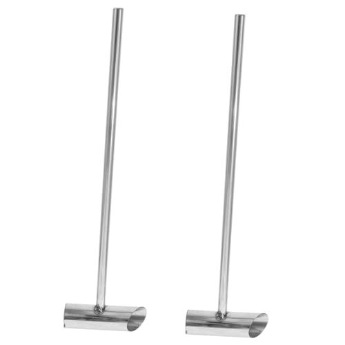 Garneck 2pcs Stainless Steel Marshmallow Sugar Scoops for Cotton Candy Maker Easy Clean