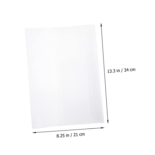 NUOBESTY 30 Pçs Transparente Capa De Livro Proteção Protetores De Folha Transparente Suprimentos De