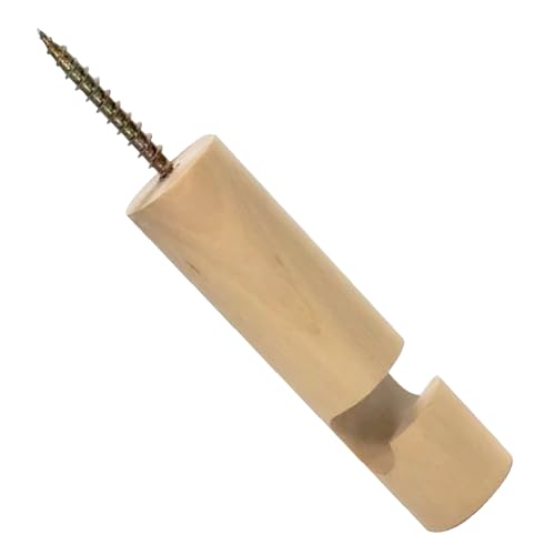 Gancho de techo de madera – Gancho de pared estable para plantas, natural y hermoso, decorativo, elegante y moderno, ganchos para plantas para colgar en la pared para campanas de viento, farolillos