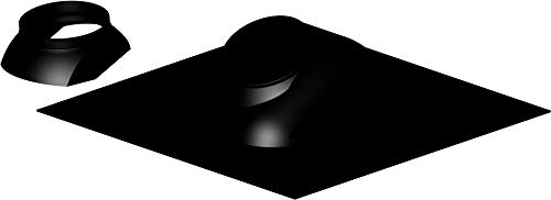 Almeva Techo universal 25 – 45, color negro, conexión Di-Da 80/125, tejado inclinado, color: negro